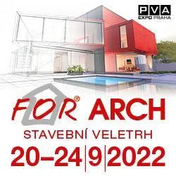 Pozvánka na mezinárodní stavební veletrh FOR ARCH